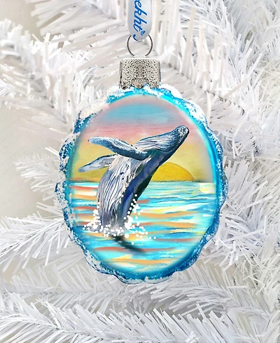 Designocracy Humpback Mercury Holiday Ornament