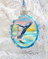 Designocracy Humpback Mercury Holiday Ornament