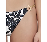 Red Carter Women's Rich And Famous Cheeky Pull-On Bikini Bottom