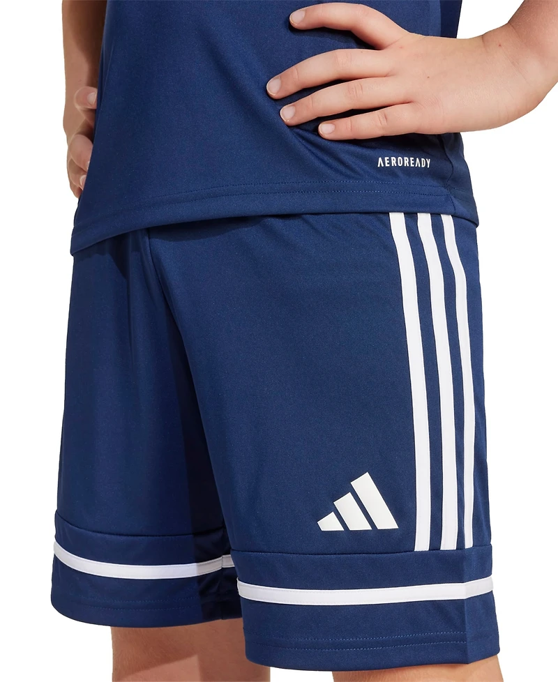 adidas Boys' and Girls' 6-20 Elastic Waist Shorts