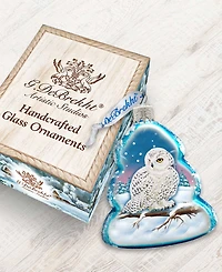 Designocracy Owl Mercury Holiday Ornament