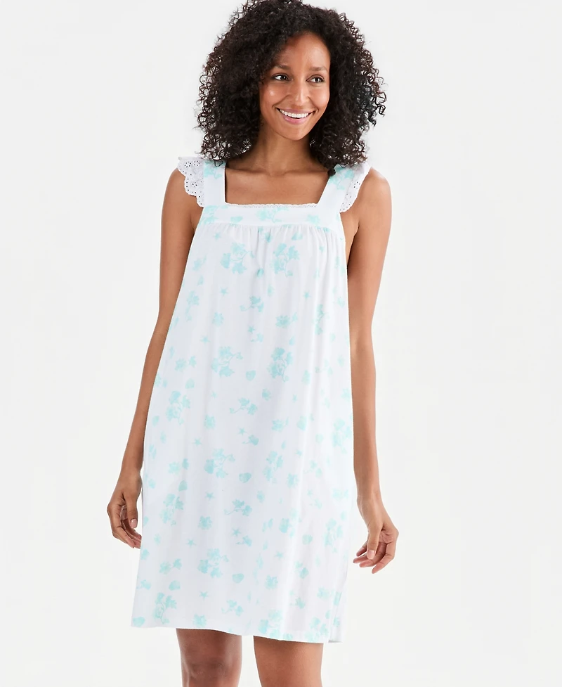 Charter Club Women's Ruffle Tank Chemise, Macy's Exclusive