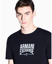 A|X Armani Exchange Men's Short Sleeve Varsity Logo T-Shirt