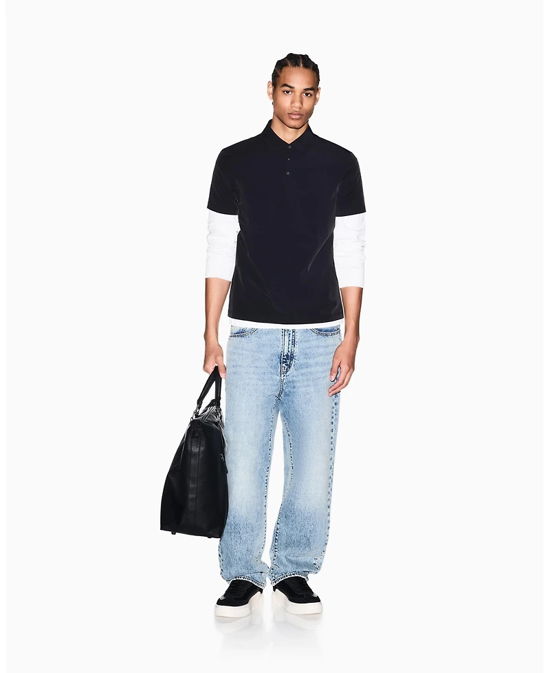 A|X Armani Exchange Men's Commuting Short Sleeve Polo Shirt