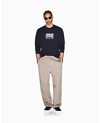 A|X Armani Exchange Men's Fleece Retro Crewneck