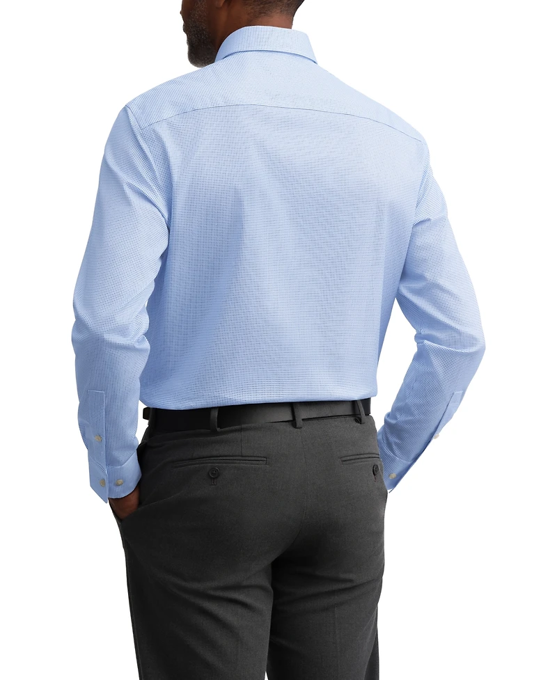 Calvin Klein Men's Spread Collar Poplin Dress Shirt