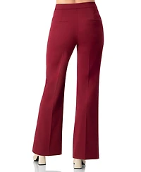 Ivonne Women's Flared Solid Pants