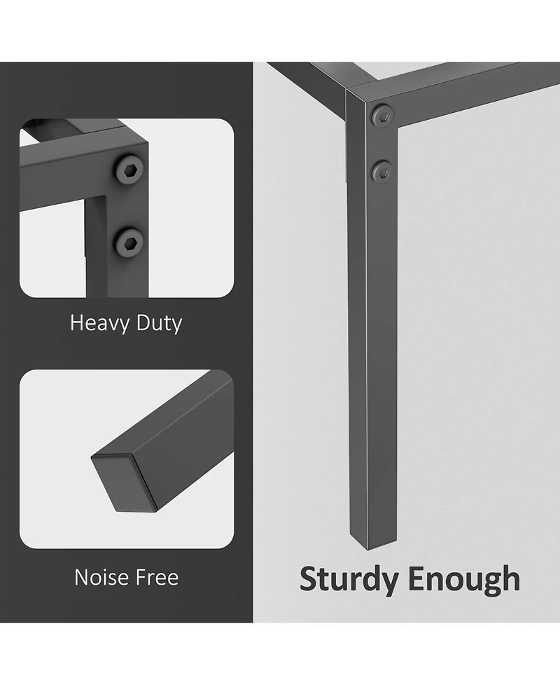 gaomon Heavy Duty Metal Platform Bed Frame, Steel Slat Support, Under Bed Storage, No Box Spring, Easy Assembly