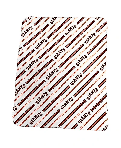 Logo Brands San Francisco Giants 50" x 60" Classic Vertical Stripe Fleece Throw Blanket