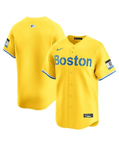 Nike Men's Gold Boston Red Sox City Connect Limited Jersey