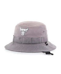 '47 Brand Men's Charcoal Chicago Bulls Buxton Garment Washed Bucket Hat