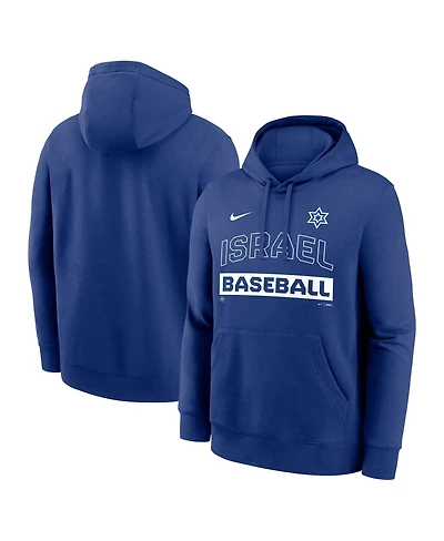 Nike Men's Royal Israel Baseball 2026 World Classic Club Hoodie
