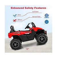 Hongge 12V Battery Powered Electric Vehicle with Remote Control and 3 Speeds