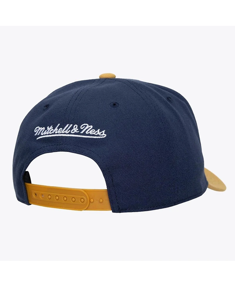 Mitchell & Ness Men's Navy Denver Nuggets Legendary Home Pro Pinch Snapback Hat
