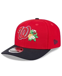 New Era Men's Red/Navy Washington Nationals 2026 Spring Training 9SEVENTY Adjustable Hat