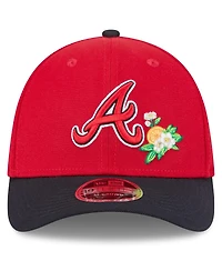 New Era Men's Red/Navy Atlanta Braves 2026 Spring Training M-Crown 39THIRTY Flex Hat