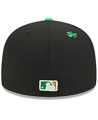 New Era Men's Black Minnesota Twins 2026 St. Patrick's Day 59FIFTY Fitted Hat