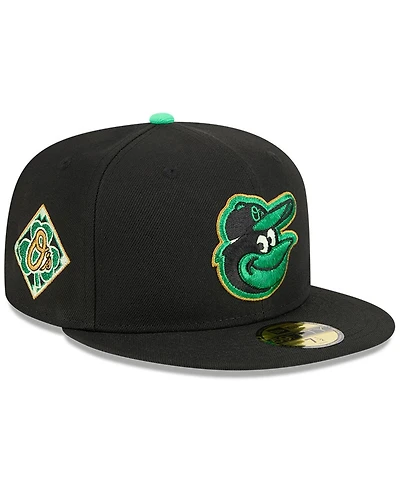 New Era Men's Black Baltimore Orioles 2026 St. Patrick's Day 59FIFTY Fitted Hat