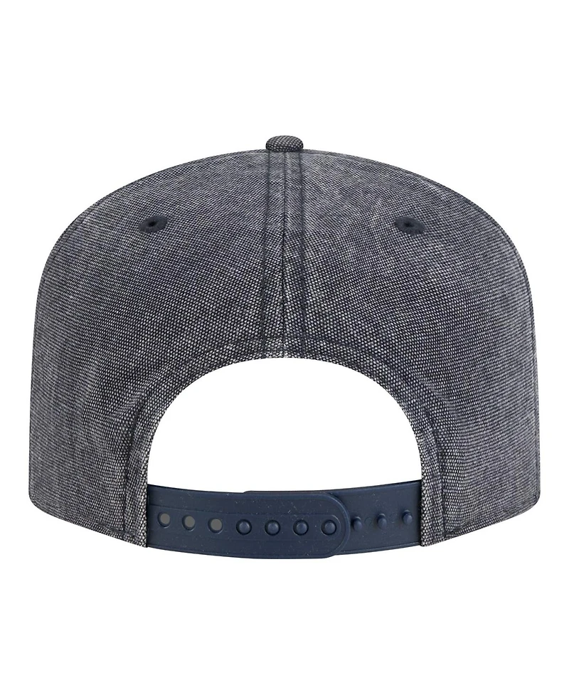 New Era Men's Navy Heather New York Yankees Denim Classic 19TWENTY Adjustable Hat