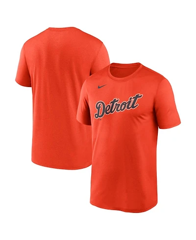 Nike Men's Orange Detroit Tigers New Legend Wordmark Dri-fit T-Shirt