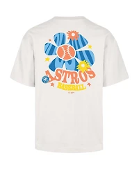 '47 Brand Men's Cream Houston Astros Flora Foundation T-Shirt