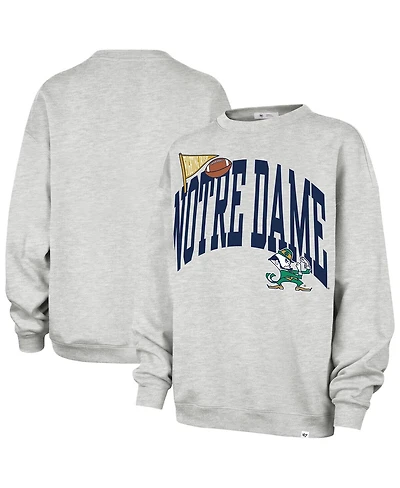 '47 Brand Women's Gray Notre Dame Fighting Irish Icon Fleece Sweatshirt
