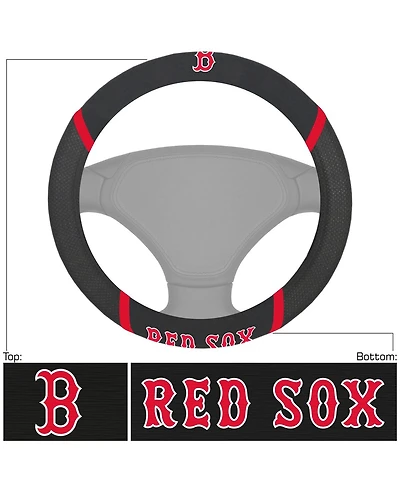 Logo Brands Boston Red Sox Steering Wheel Cover