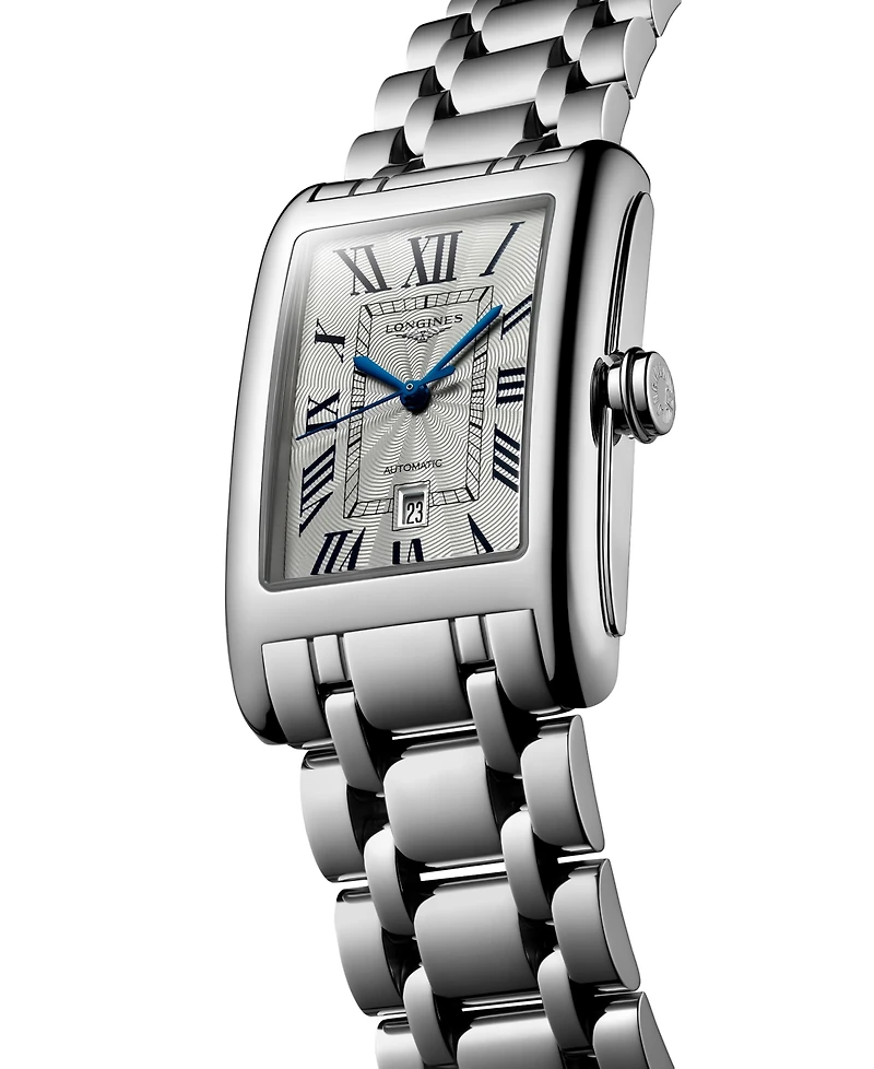 Longines Women's Swiss Automatic DolceVita Stainless Steel Bracelet Watch 27.7x43.8mm