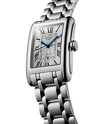 Longines Women's Swiss Automatic DolceVita Stainless Steel Bracelet Watch 27.7x43.8mm