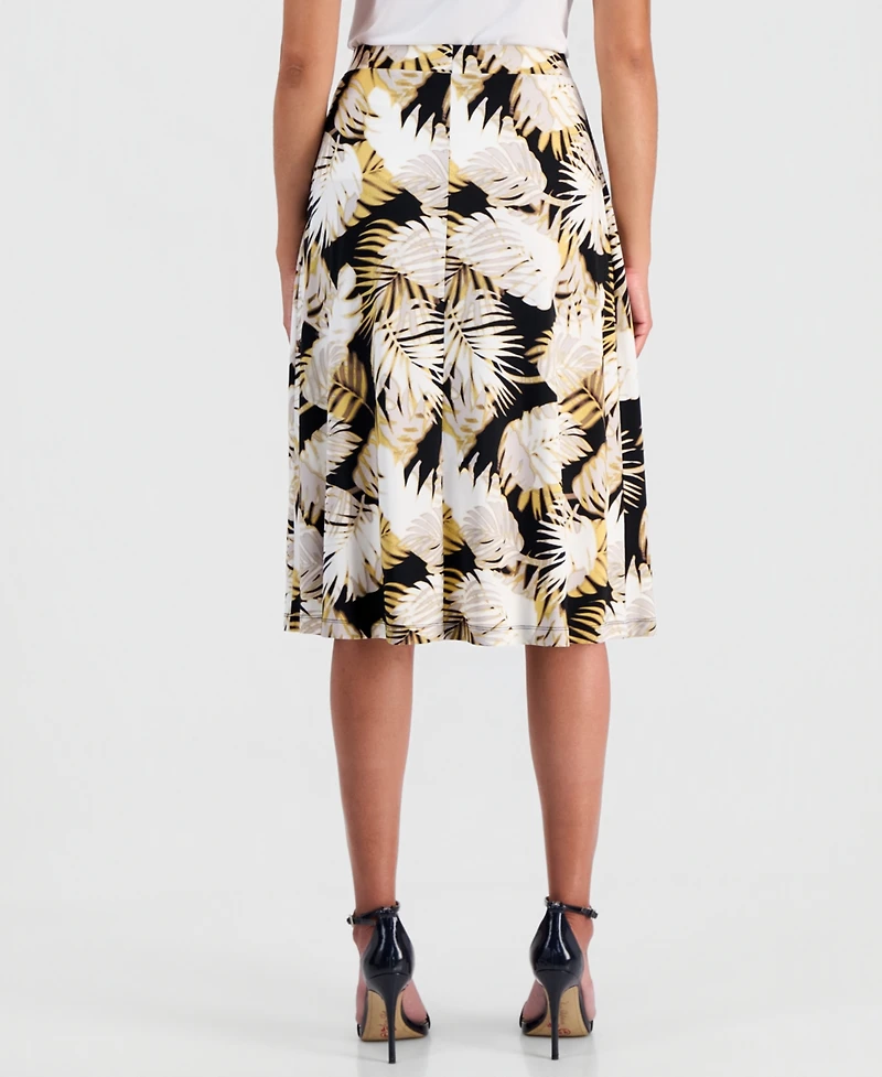 Kasper Women's A-Line Midi Skirt