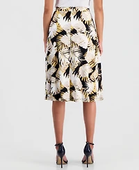 Kasper Women's A-Line Midi Skirt