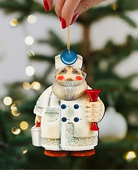 Designocracy Doctor Santa Wooden Ornament