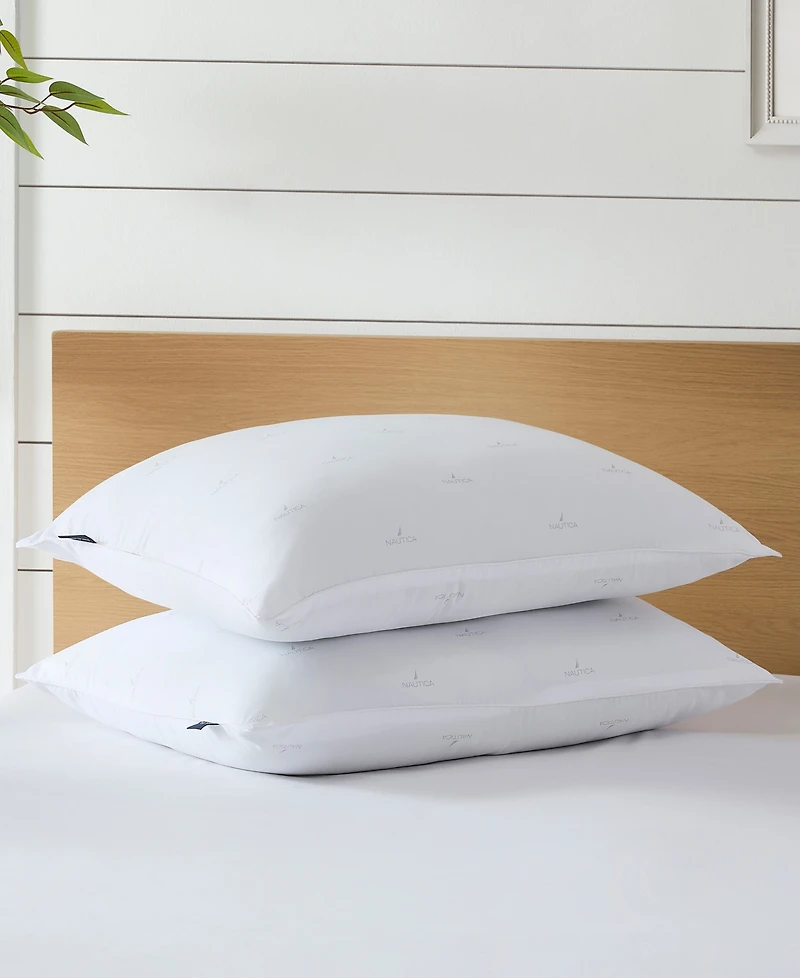 Nautica All-Over Print 2-Pack Pillows, Standard