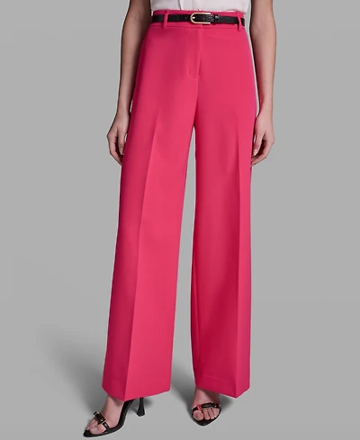 Bcbg Women's Belted Wide-Leg Pants