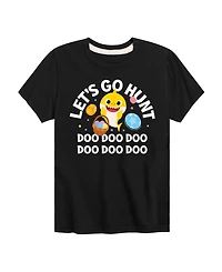 Hybrid Boys' Toddler 2T-5T Baby Shark Lets Go Hunt Short-Sleeve Graphic T-Shirt
