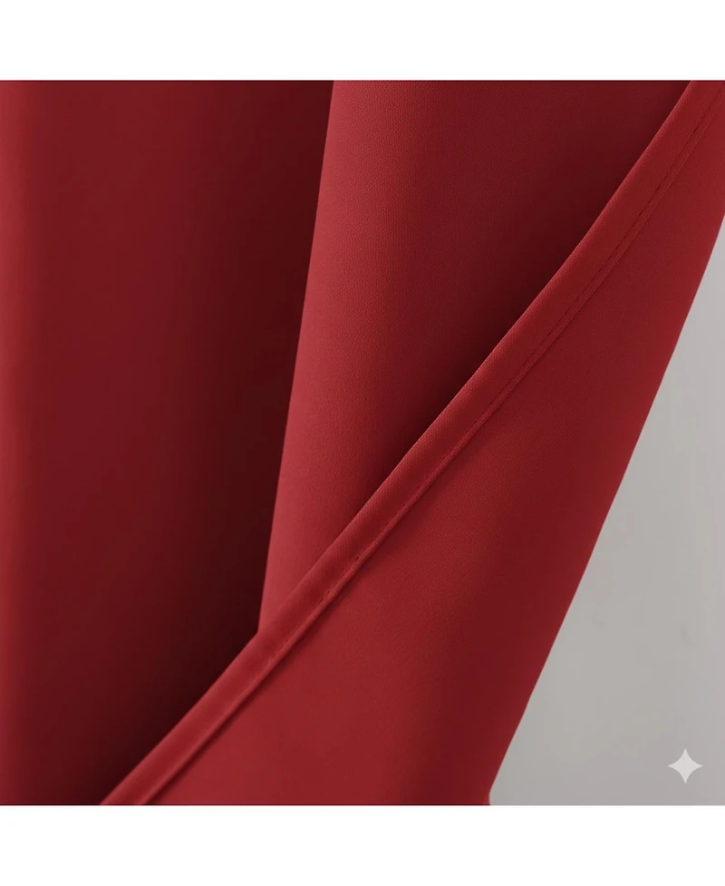 Rt Designers Collection 100% Polyester 250 Gsm Riley Blackout Grommet Panel