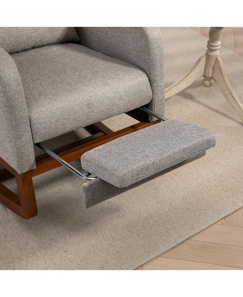 Streamdale Furniture Modern Rocking Chair with Footrest