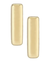 Bar Stud Earrings Set in 14k Gold