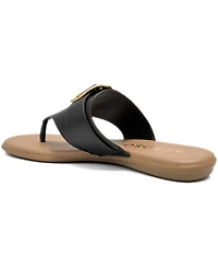 Aerosoles Women's Glitz Open Toe Flat Sandals