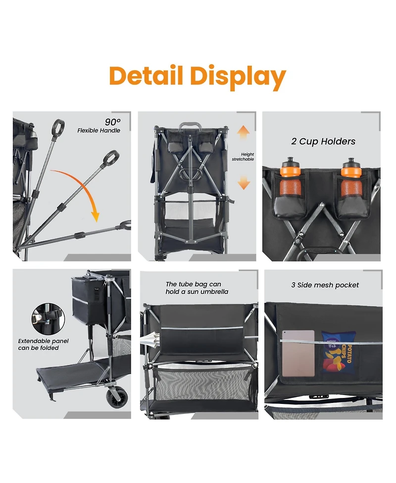 Rainsken Heavy Duty Double-Layer Wagon