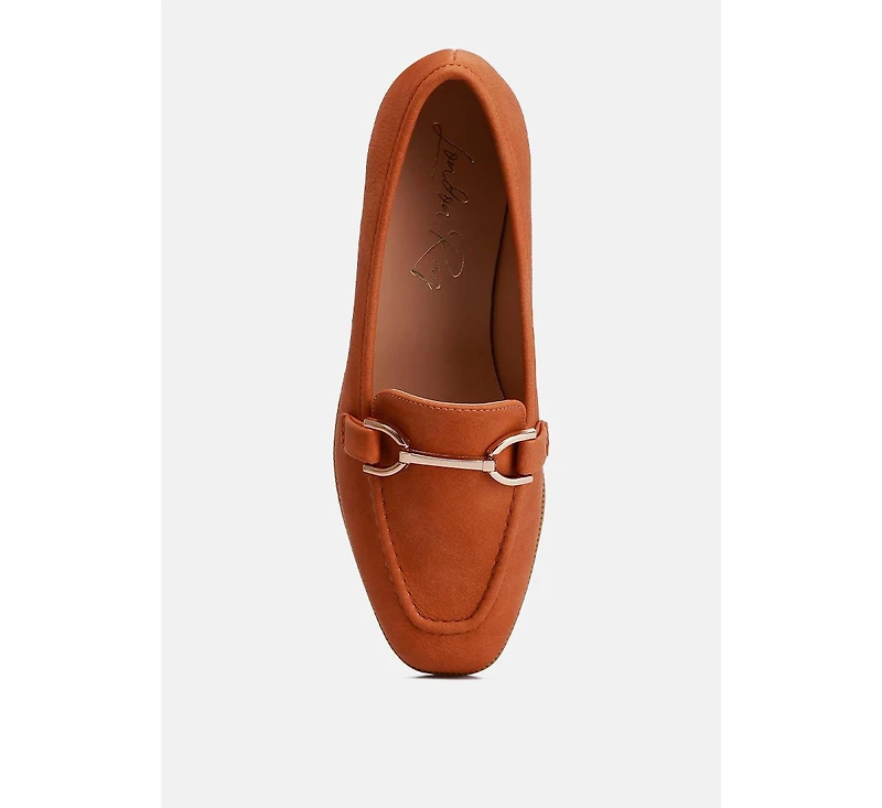 jagger horsebit detail flat loafers