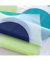 Rt Designers Collection 90 Gsm Printed Peva Glit Dorothy Shower Curtain 70" x 72" Blue