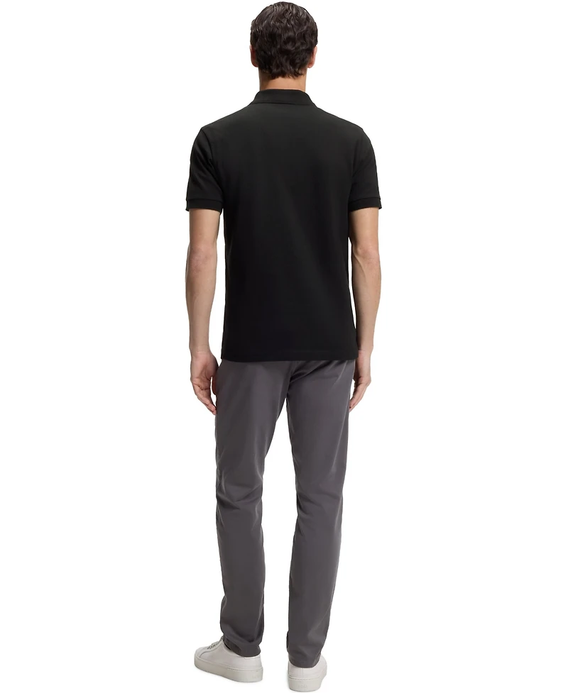 Boss by Hugo Men's Slim-Fit Stretch-Cotton Logo Patch Polo Shirt