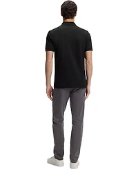 Boss by Hugo Men's Slim-Fit Stretch-Cotton Logo Patch Polo Shirt