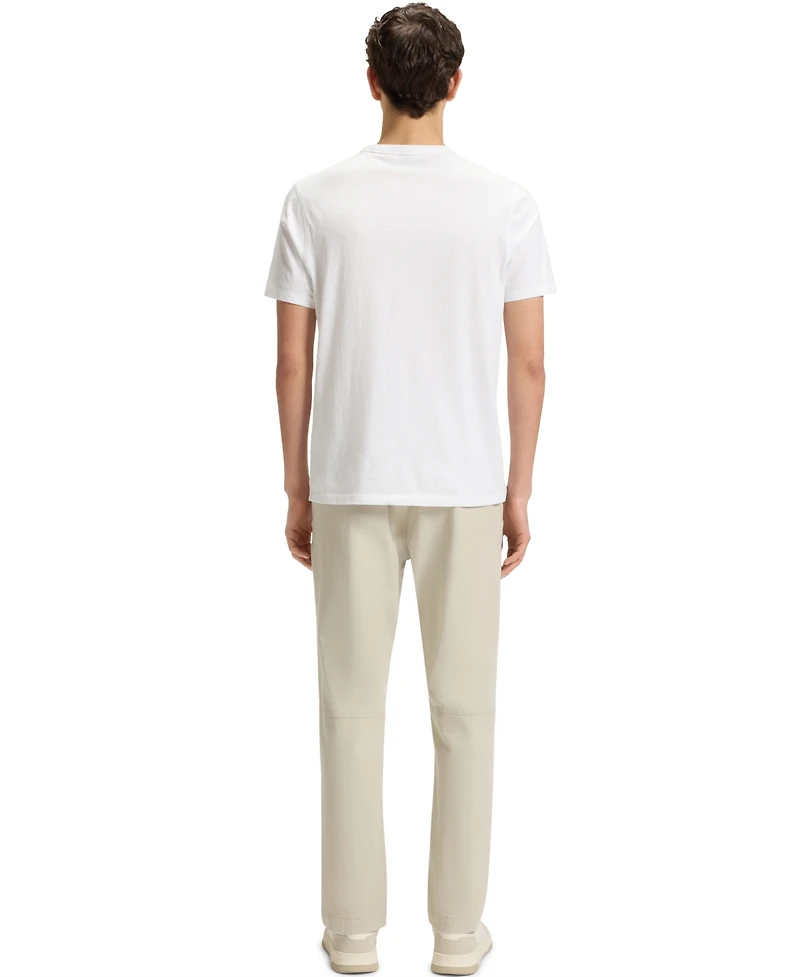 Boss by Hugo Men's Slub-Cotton Logo Detail T-Shirt