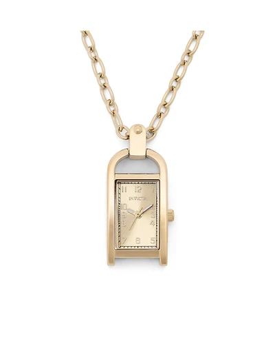 Invicta Women's 49935 Mini Quartz PC11 Brass Dial Necklace Watch