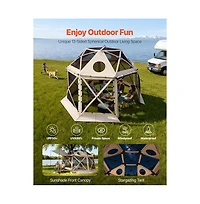 Slickblue 12x12 Screen House Canopy Tent with Removable Top