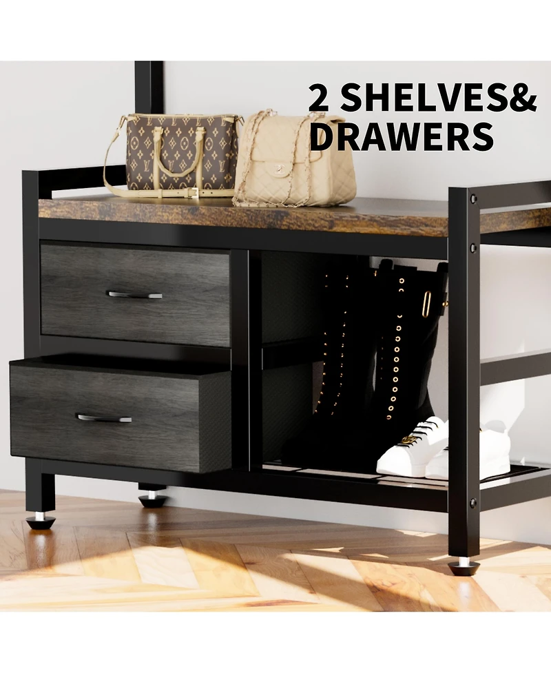 Rainsken Entryway Coat Rack