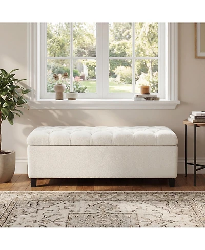 Rainsken Ottoman Bench with Storage
