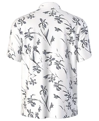 Pga Tour Men's Energized Floral Print Golf Polo Shirt